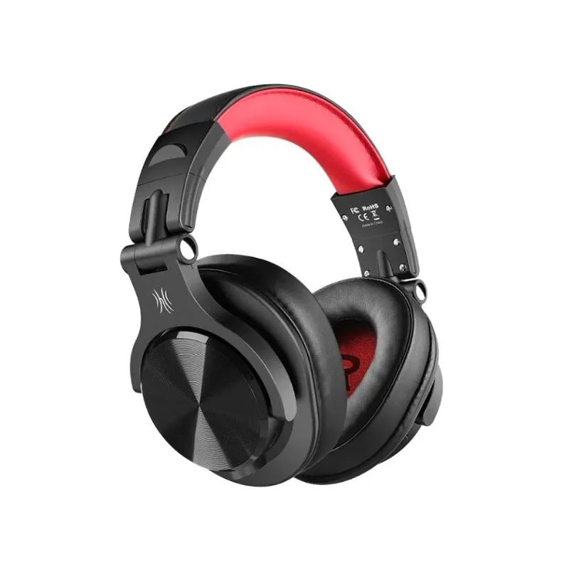 OneOdio A70 Wired & Wireless Bluetooth 5.0 Headphones with Hi-Res Audio, 72 Hours of Playback, Over-Ear Foldable & Comfortable Design, and 6.35mm & 3.5mm Jack for Music Playing, Professional DJI, and Gaming