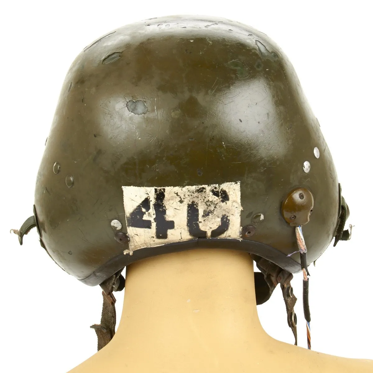 Original British Armored Fighting Vehicle and Tanker Helmet from the Gulf and Falkland Islands Wars