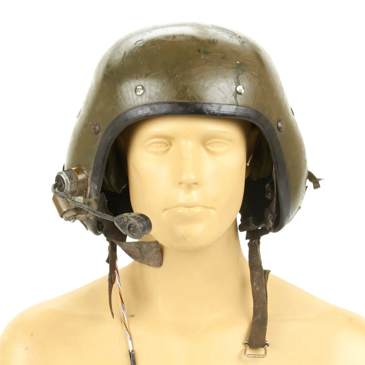 Original British Armored Fighting Vehicle and Tanker Helmet from the Gulf and Falkland Islands Wars