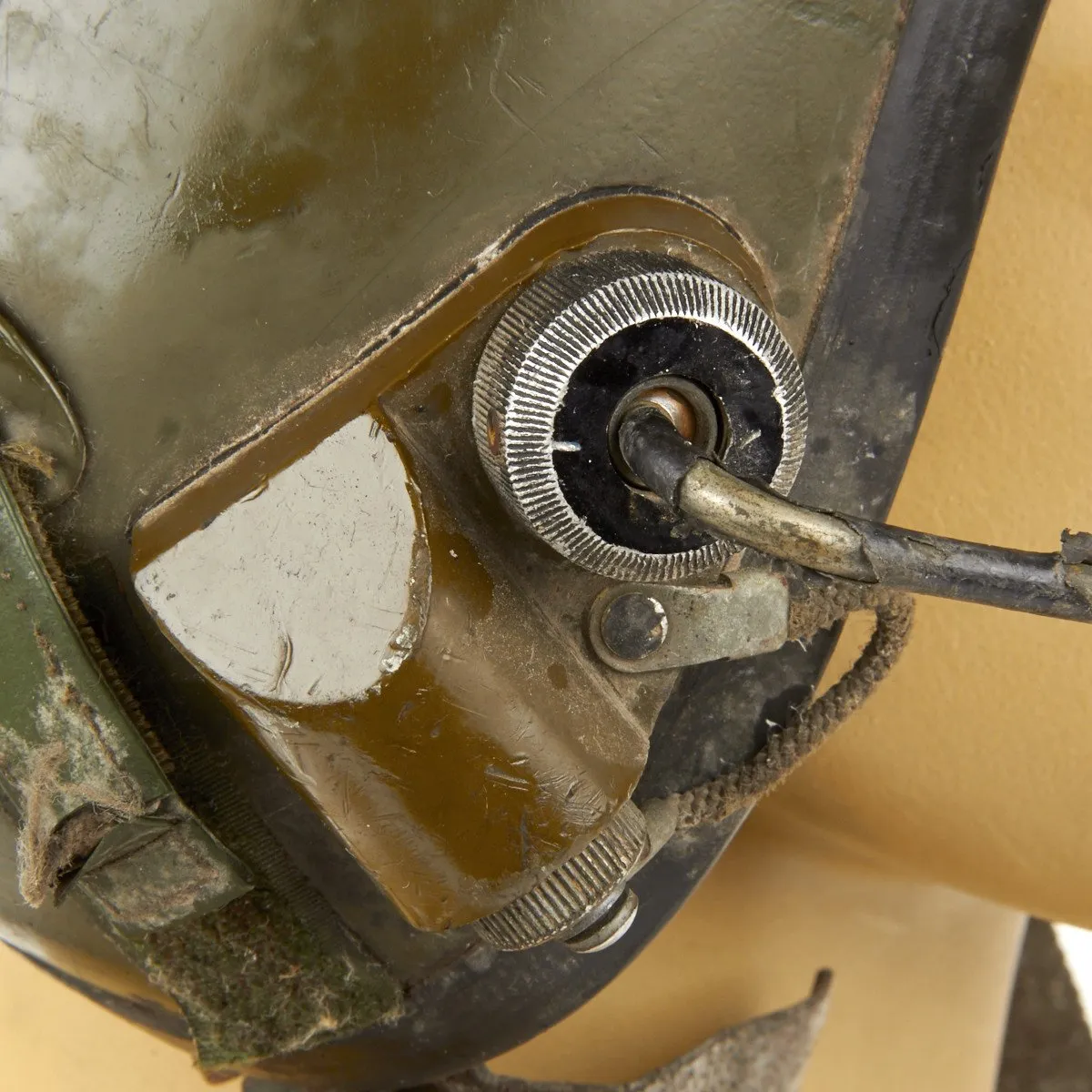 Original British Armored Fighting Vehicle and Tanker Helmet from the Gulf and Falkland Islands Wars