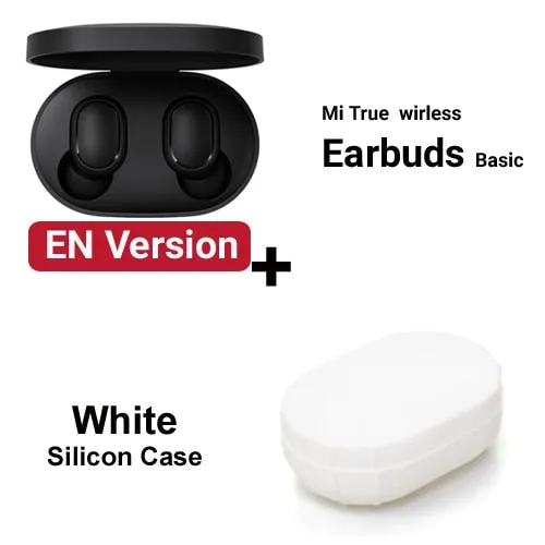 Original Xiaomi Redmi Airdots Xiaomi Wireless earphone Voice control Bluetooth 5.0 Noise reduction Tap Control