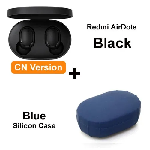 Original Xiaomi Redmi Airdots Xiaomi Wireless earphone Voice control Bluetooth 5.0 Noise reduction Tap Control