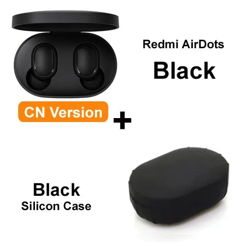 Original Xiaomi Redmi Airdots Xiaomi Wireless earphone Voice control Bluetooth 5.0 Noise reduction Tap Control