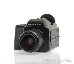 Pentax 645 Medium Format Camera with 55mm f2.8 Wide Angle Lens 120 Back