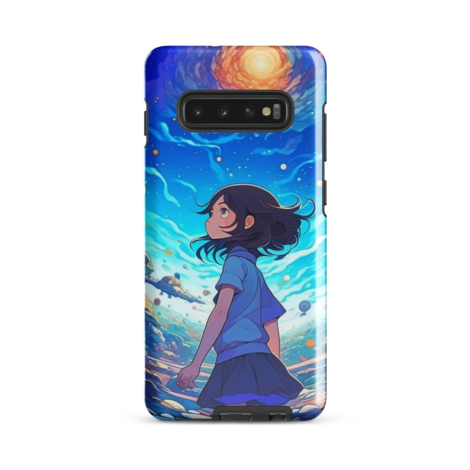 "Universal Curiosity" Tough case for Samsung® Phones - Dual Layer Protection