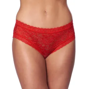 Romantic Red Open Back Briefs