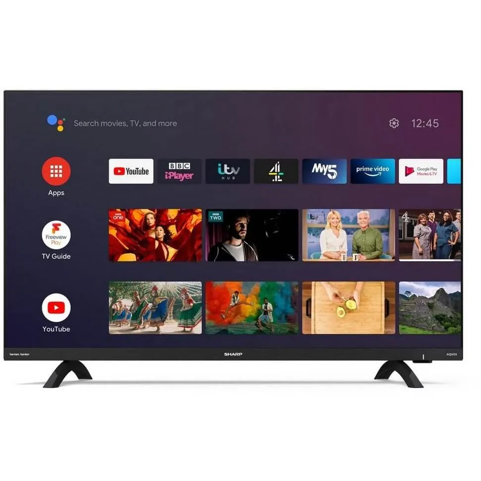 Sharp 1TC32DI2KL2AB 32" HD Ready Frameles LED Android TV Black