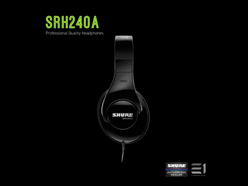 Shure SRH240A (Closed-back) Over-ear Headphones