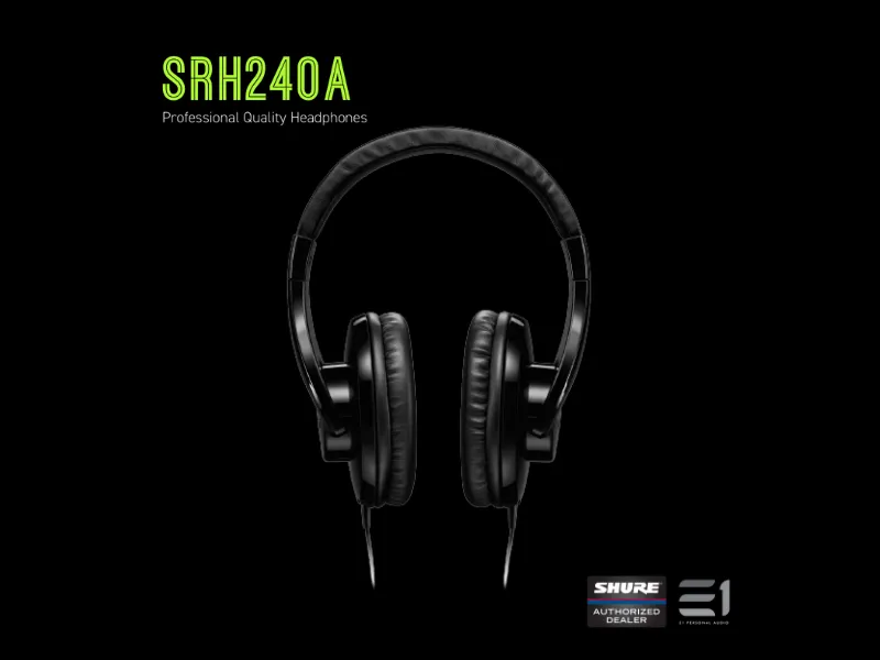 Shure SRH240A (Closed-back) Over-ear Headphones