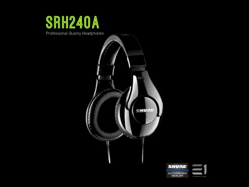 Shure SRH240A (Closed-back) Over-ear Headphones