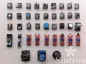 [Sintron] Ultimate 37 in 1 Sensor Modules Kit for Arduino & Raspberry Pi & MCU Education User with Documents Available