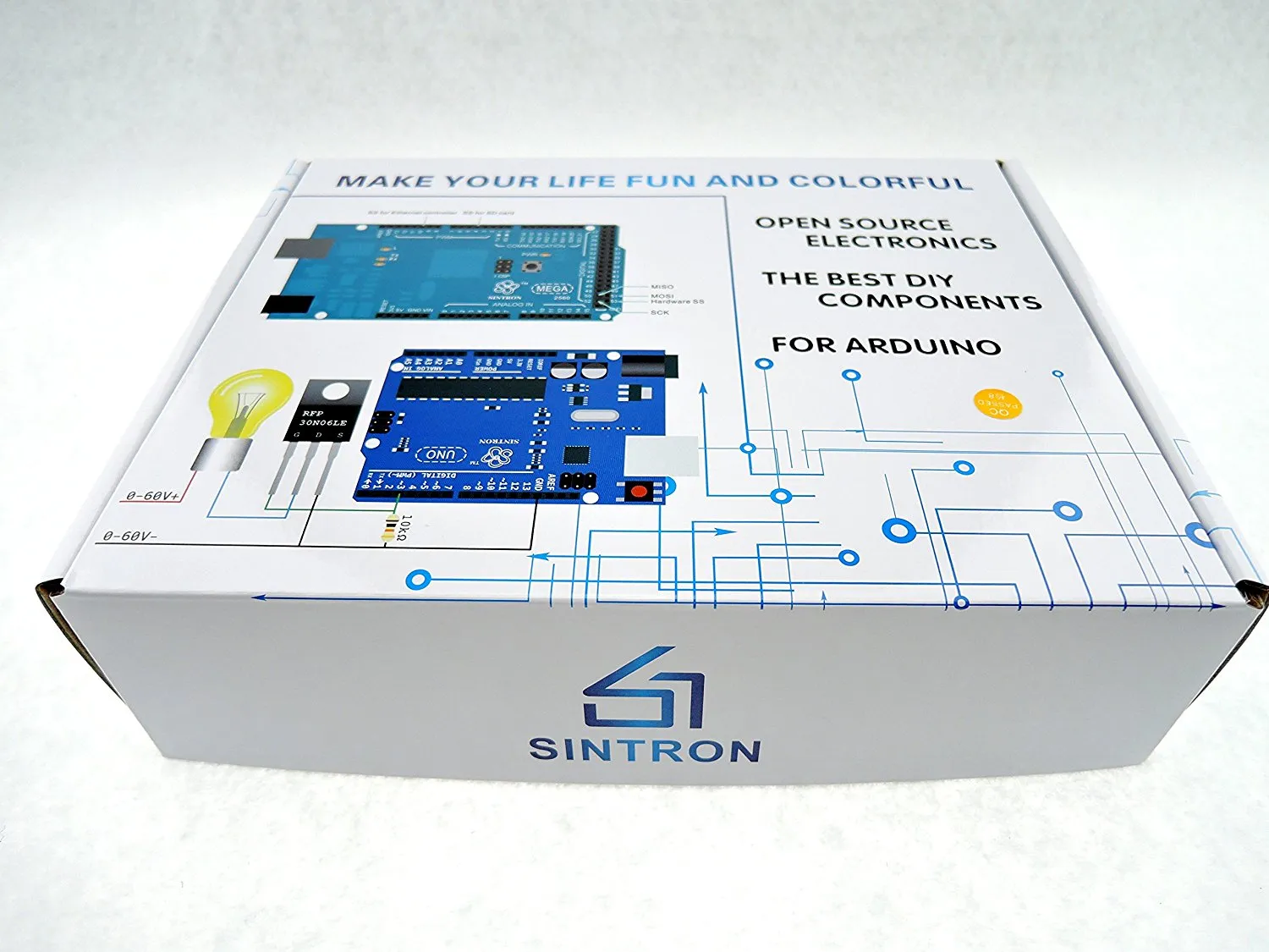 [Sintron] Ultimate 37 in 1 Sensor Modules Kit for Arduino & Raspberry Pi & MCU Education User with Documents Available