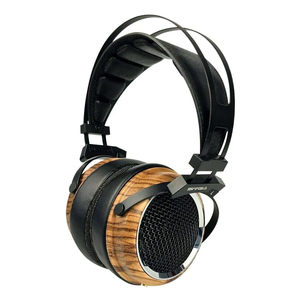 SIVGA PHOENIX Over Ear Open Back Zebra Wood Dynamic/Moving-coill Driver Headphone