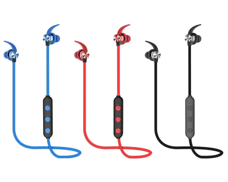 Sports Bluetooth Earphone Magnetic Wireless Headset Support TF