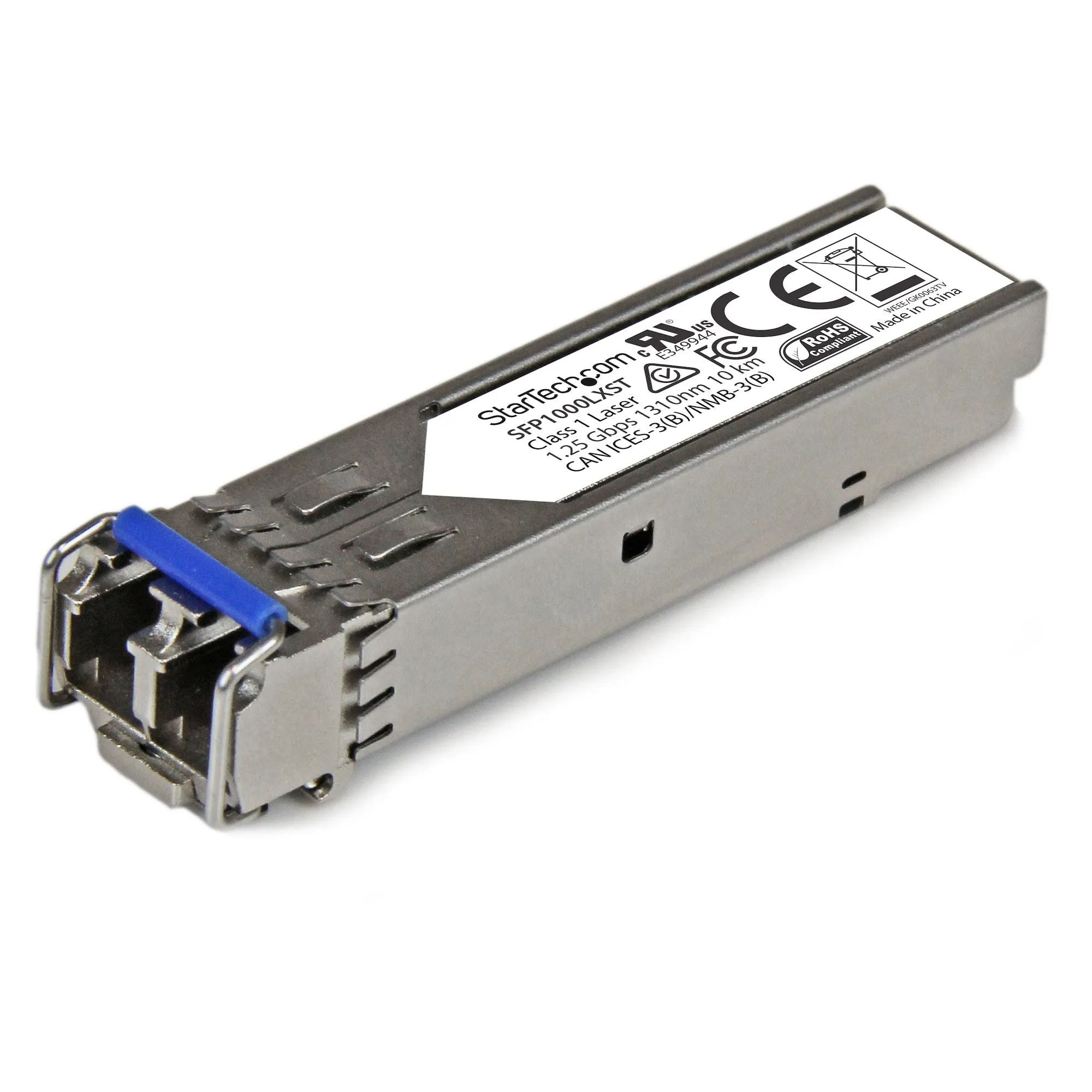 Startech.Com Msa Uncoded Compatible Sfp Module, 1000Base-Lx, 1Gbe Single Mode (Smf) Fiber Optic Transceiver, 1Ge Gigabit