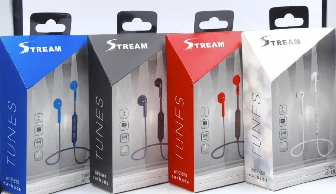 Stream Tunes Wireless Bluetooth Earbuds with Mic - Choice of 1 or 2 Pack - Ships Same/Next Day!