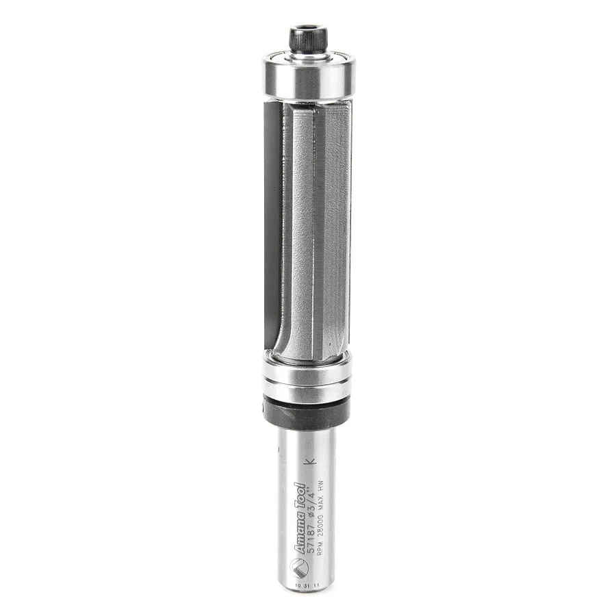 Super Flush Trim 4 Flute Router Bit | 3⁄4 Dia x 2" x 1⁄2 Shank | 57187 | 738685571873