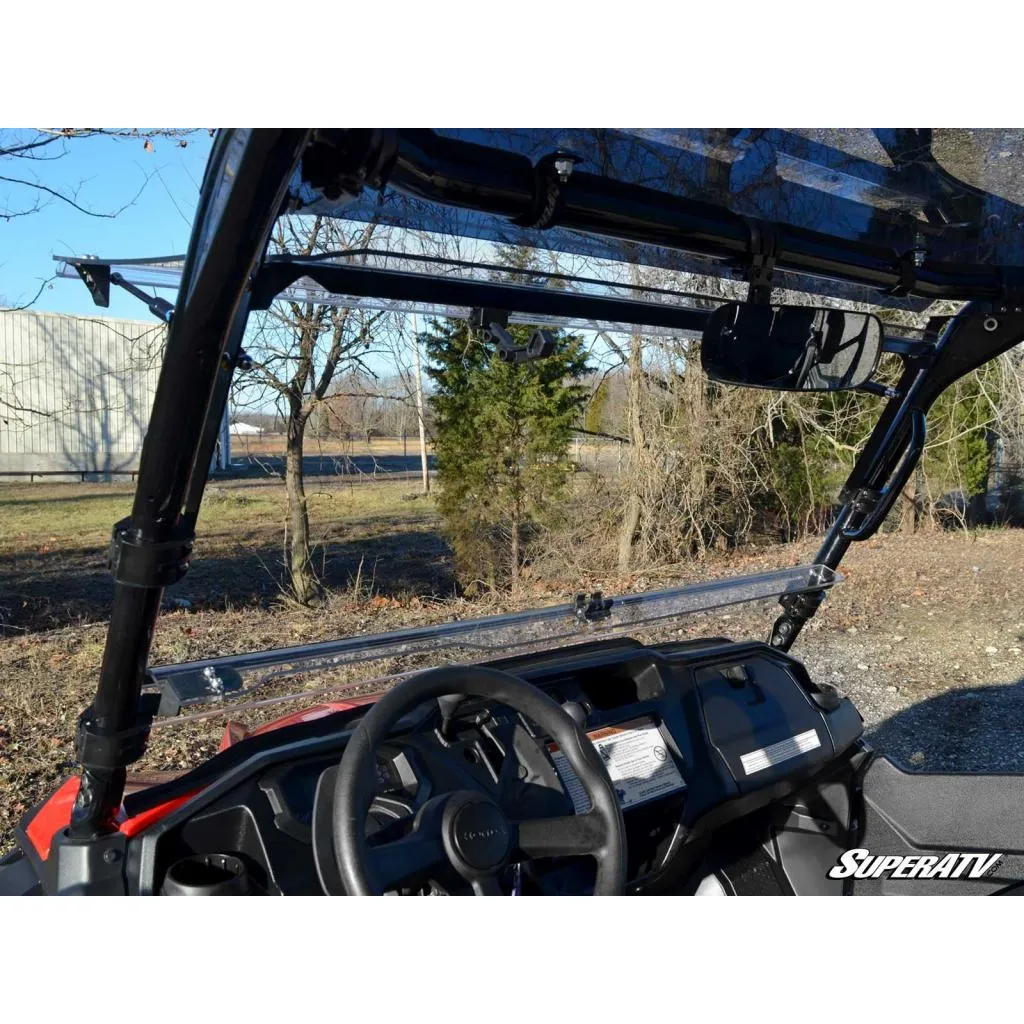 SuperATV Honda Pioneer 1000 Scratch-Resistant Flip Windshield