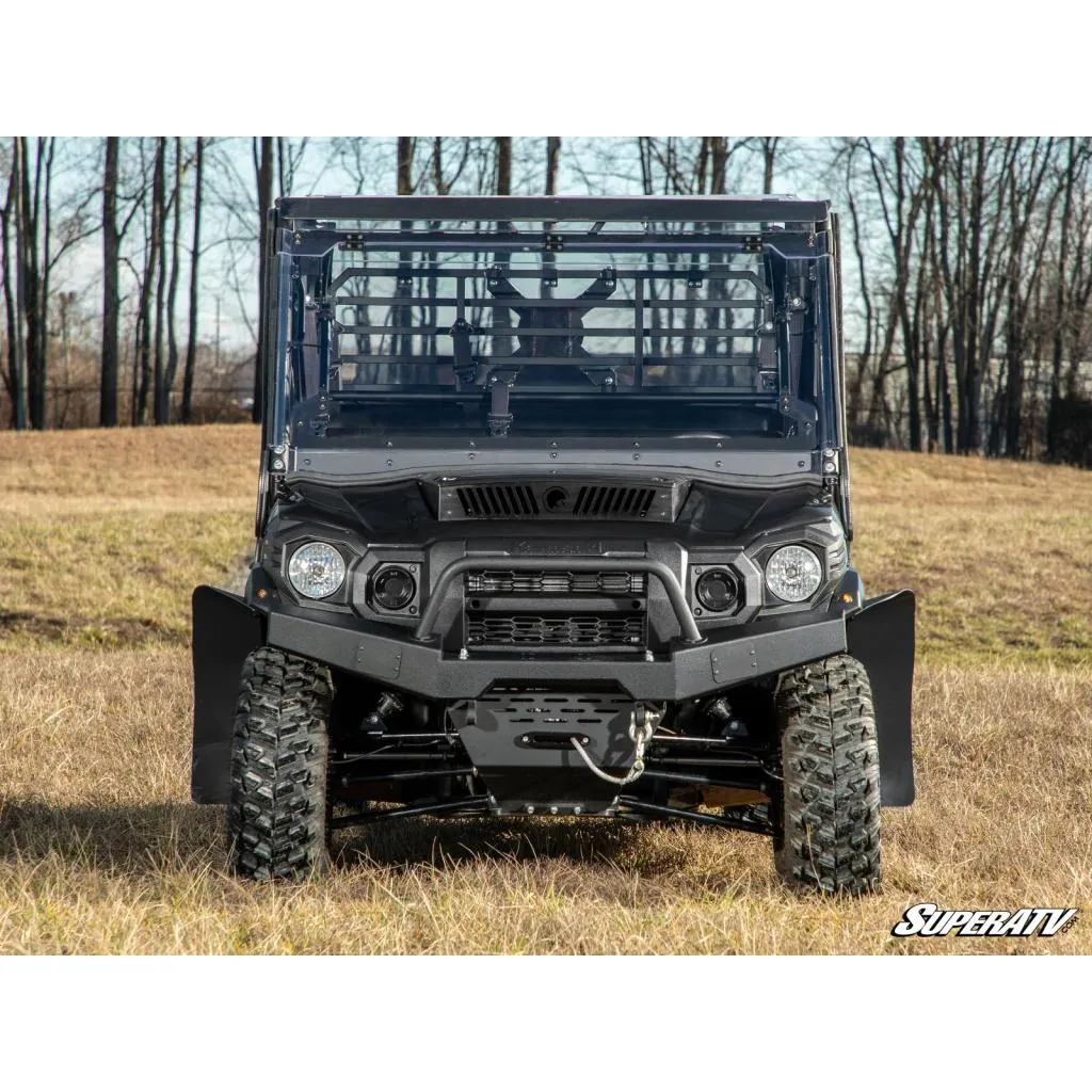 SuperATV Kawasaki Mule Pro MaxDrive Power Flip Windshield