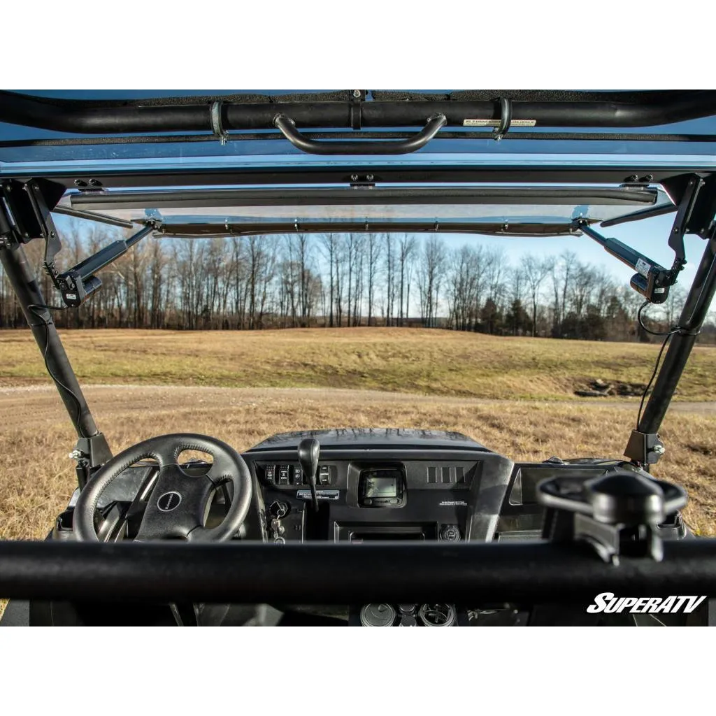 SuperATV Kawasaki Mule Pro MaxDrive Power Flip Windshield