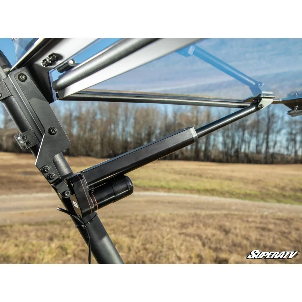 SuperATV Kawasaki Mule Pro MaxDrive Power Flip Windshield