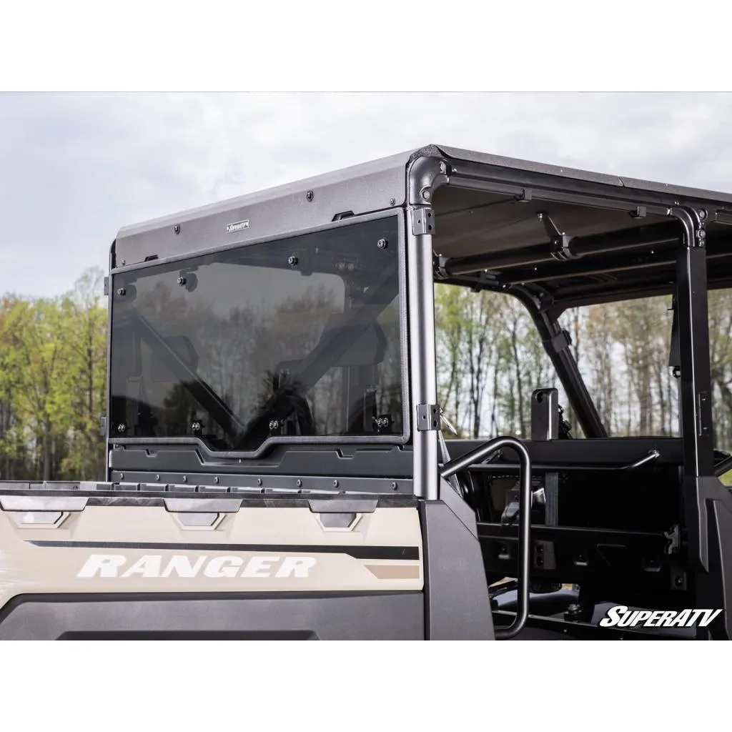 SuperATV Polaris Ranger 1000 Scratch-Resistant Rear Windshield