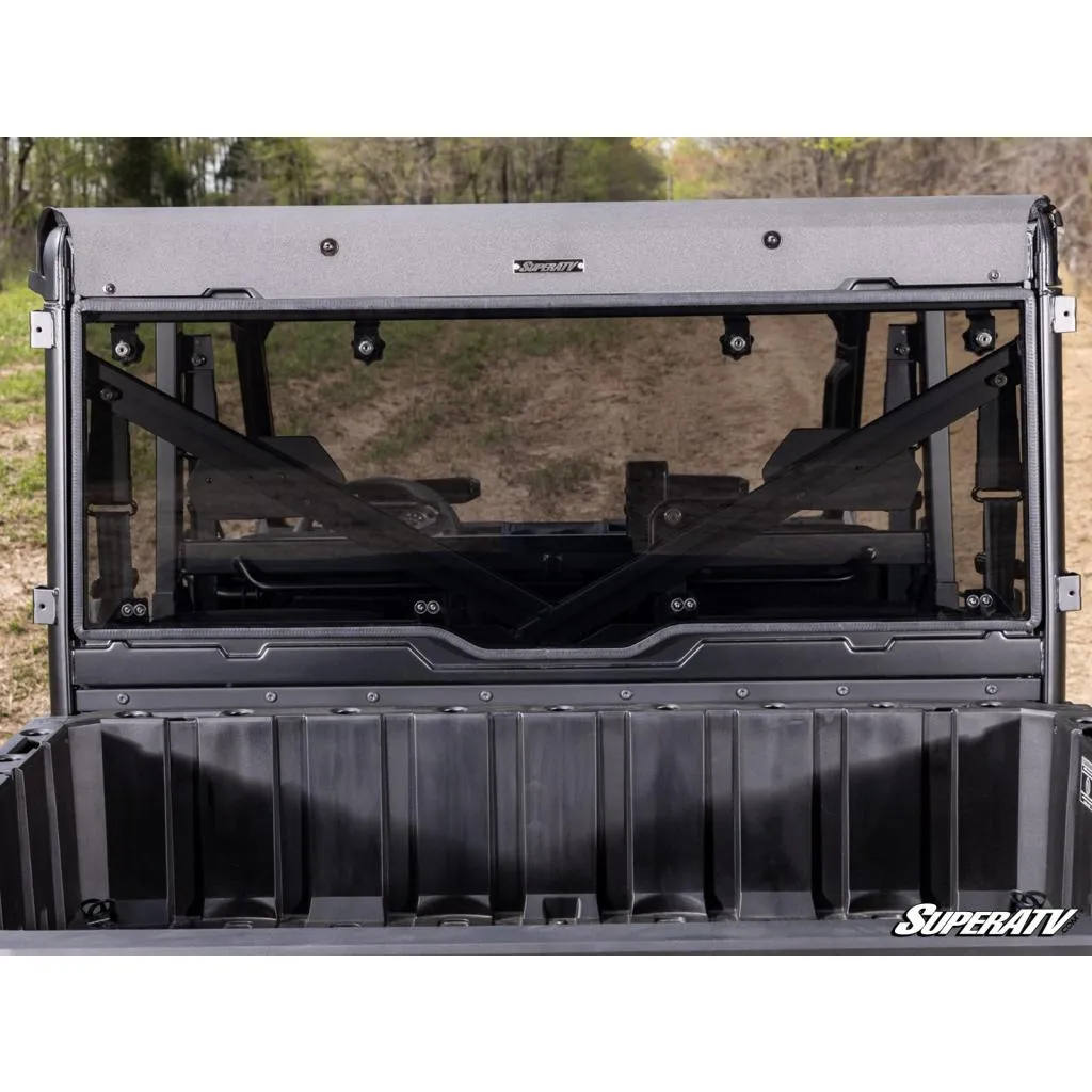 SuperATV Polaris Ranger 1000 Scratch-Resistant Rear Windshield