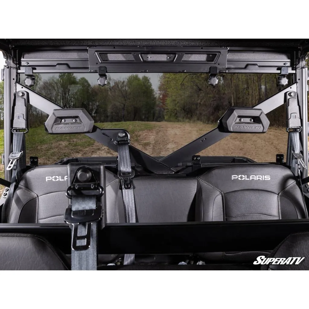 SuperATV Polaris Ranger 1000 Scratch-Resistant Rear Windshield