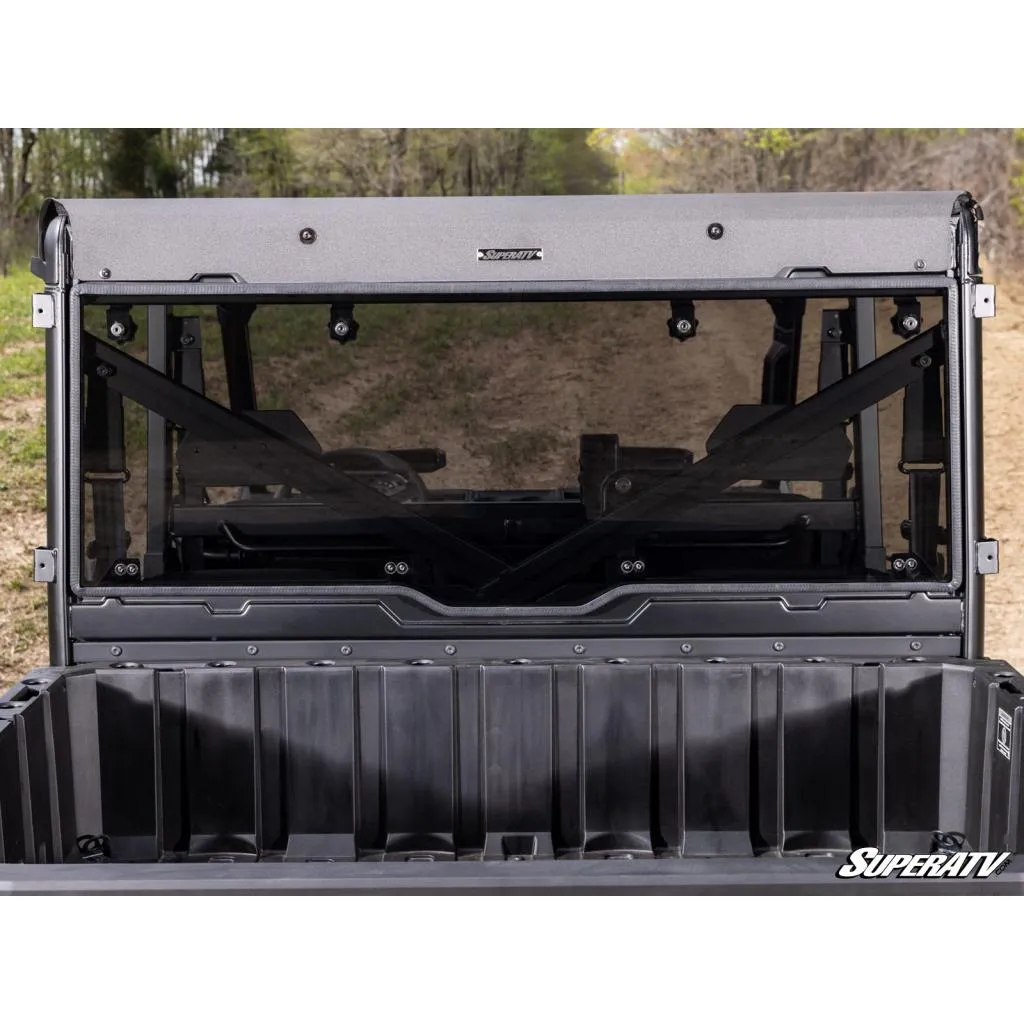 SuperATV Polaris Ranger 1000 Scratch-Resistant Rear Windshield