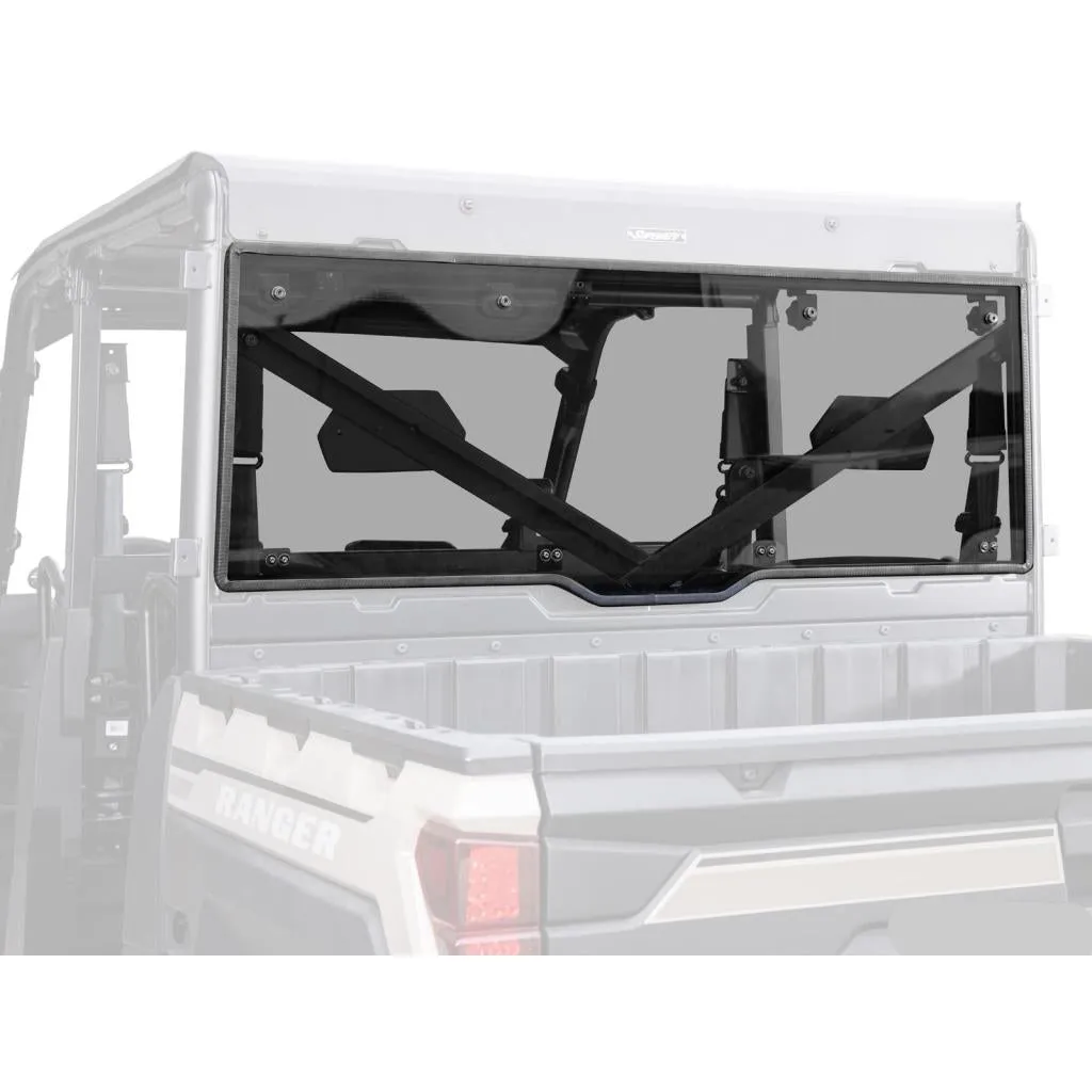 SuperATV Polaris Ranger 1000 Scratch-Resistant Rear Windshield