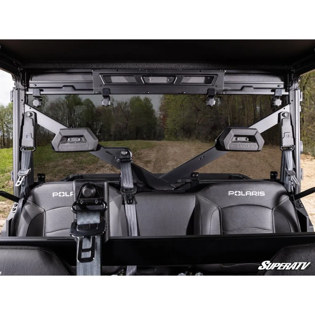 SuperATV Polaris Ranger 1000 Scratch-Resistant Rear Windshield