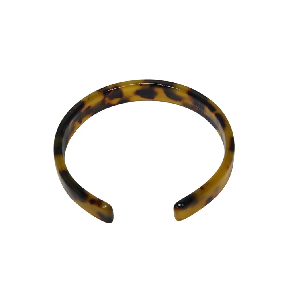 Tortoise Open Back Bangle Tortoise