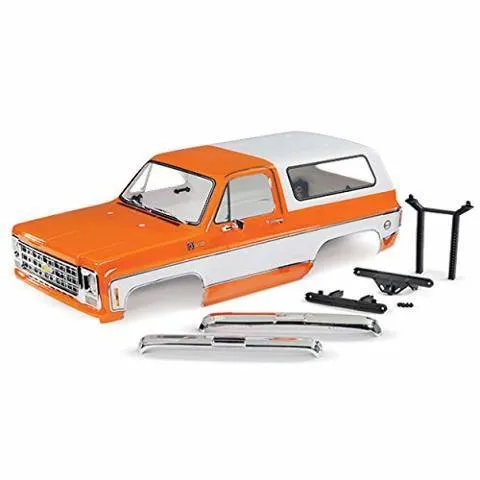 Traxxas 8130X Body Chevrolet Blazer (1979) complete (orange) (includes grille side mirrors door handles windshield wipers front & rear bumpers decals)