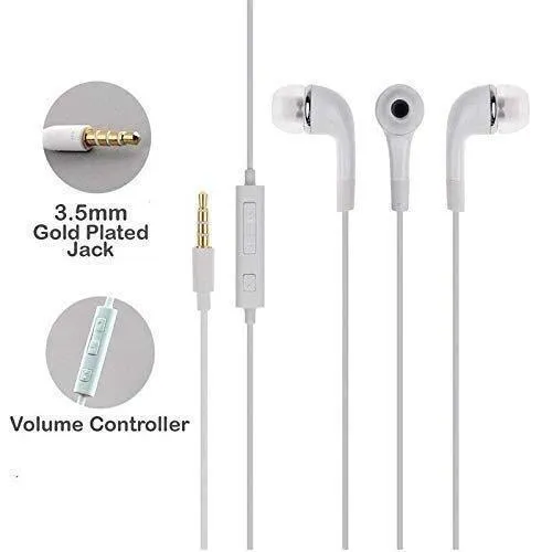 Universal High quality YR In Ear Wired Earphone 3.5 mm Jack and Microphone for Samsung, Oppo, Vivo and many other brands Phones - 1 pc