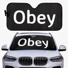 Windshield Sun Shade  - Obey