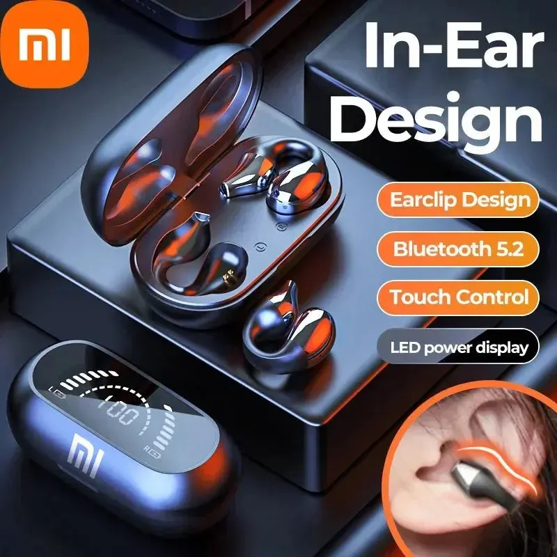 Xiaomi S03 Bone Conduction Bluetooth Earphones Wireless Headphones with Mic Sports Headsets Earring Waterproof Stereo Earbuds