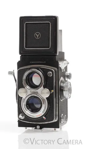 Yashica Yashica-Mat TLR Camera w/ 80mm f3.5 Lens -Haze, Fungus, As is-