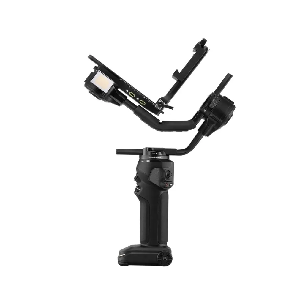 Zhiyun Crane 4 Camera 3-Axis Handheld Gimbal Stabilizer for DSLR, Mirrorless, and Cine Camera with Built-in LED Fill Light, 12 hrs Battery Life, Bluetooth Shutter Control, USB-C PD Fast Charging, Quick Release Horizontal & Vertical Rail